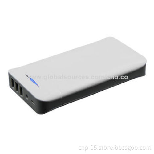 High-capacity Power Bank with Triple USB, 16,400mAh CapacityNew